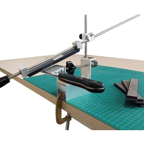 2020 New style kitchen knife sharpener sharpening system fixed angle Edge pro sharpener with whetstone