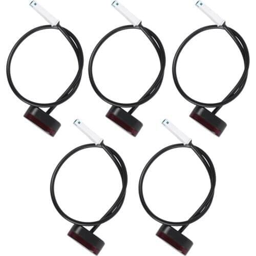 5Pcs Rear Tail Lamp Stoplight Brake Lights with Line for Xiaomi Mijia M365 M187 Electric Scooter