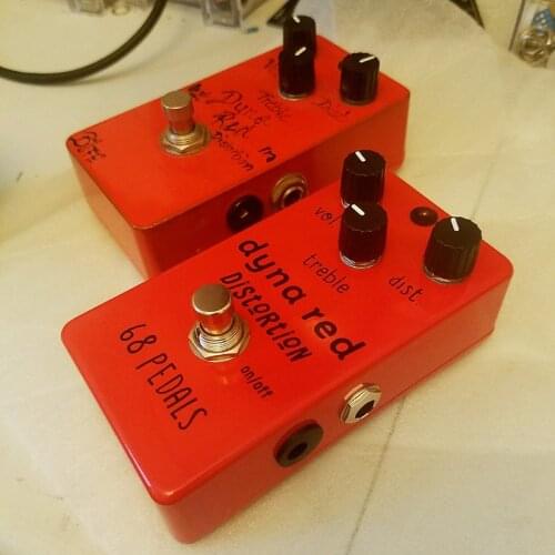 68pedals dyna red distortion monoblock effect BJFE