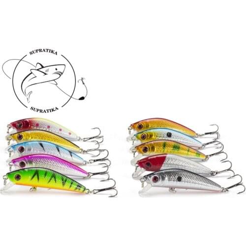 8PCS/lot Isca Artificial Sea Fishing Bait 6# Hook 70mm/8.5g Jigging Wobbler Anglers Favorite Bait For Lake River Fishing Lures