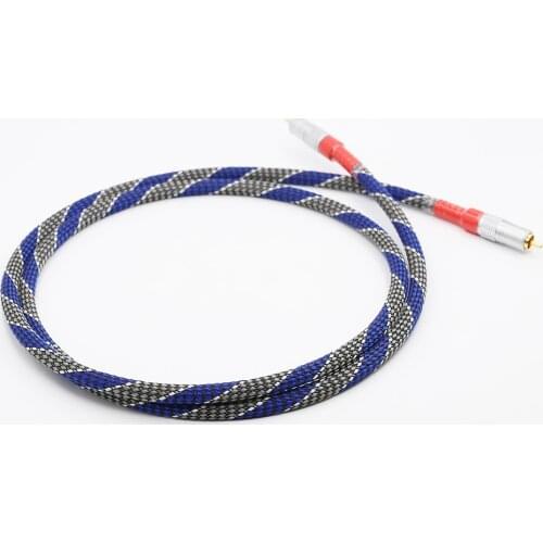 8N OFC Ortofon Hifi Coaxial Cable High Quality DAC 75ohm hifi Digital RCA Cable