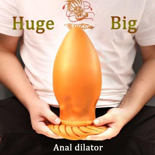 New Huge Butt Plug Vaginal Anus Expansion Large Anal Plug Prostate Massage Masturbator Anal Sex Toys For Men and Women Gay Toys