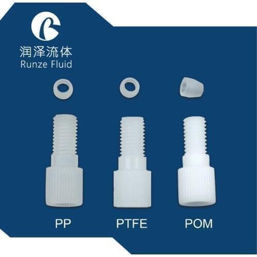 Anti Pressure 7 bars Male Nut Flangeless Fitting with Ferrules Hard Tubing