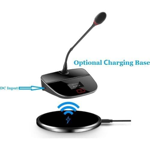 Conference Microphone USB RGB 3.5mm AUX HD Noise Reduction Noise Removal Omnidirectional Phone 2.4G Wireless Charging Waterproof