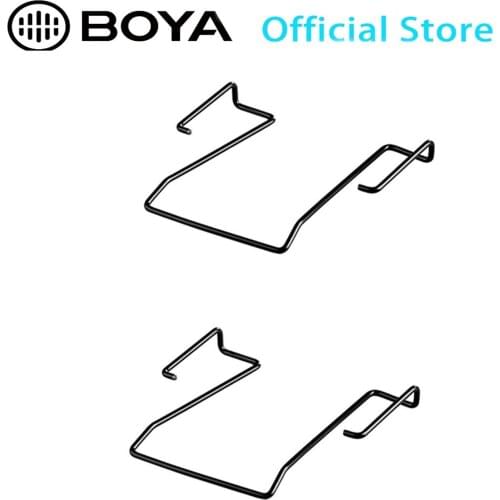 BOYA 2 pcs Belt Clips for BY-WM6 BY-WM8 Pro Wireless Microphone System