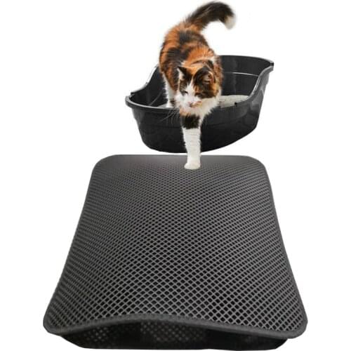 Double-Layer Cat Litter Mat