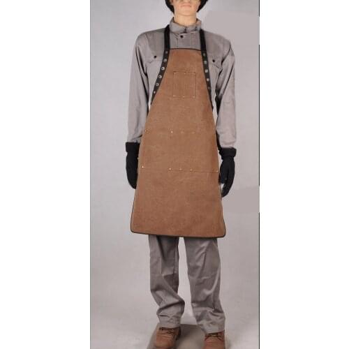Woodwork apron,Coffee canvas woodwork painting engraving work apron,Woodworking accessories