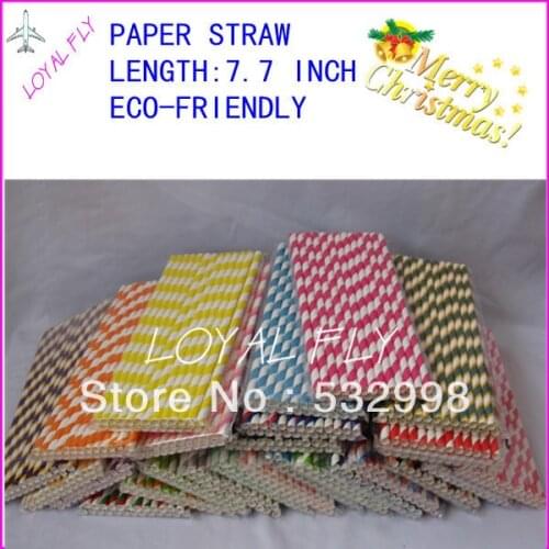 Wholesale shipping By EMS Fedex 151 colors 10000 pcs drink Polka Dot paper straw strip paper straws