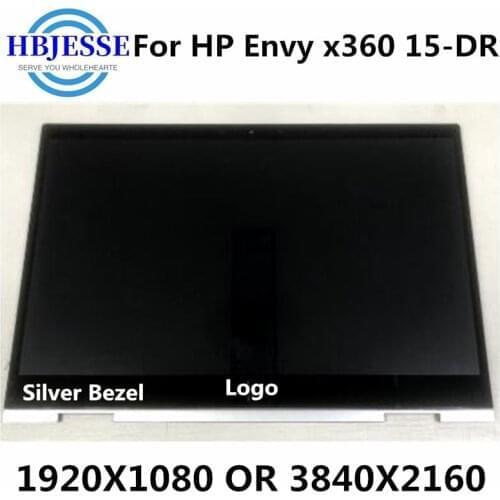 Original 15.6'' LCD Display Panel Touch Screen Glass Digitizer Assembly + Bezel replace for HP Envy x360 15-DR series