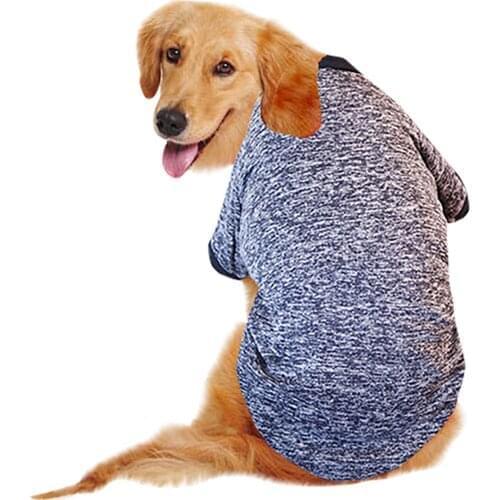 Fall Winter Pet Dog Sweater Large Medium Dog Solid Color Acrylic sweatshirt for Husky Labrador Retriever Shepherd Great pyrenees