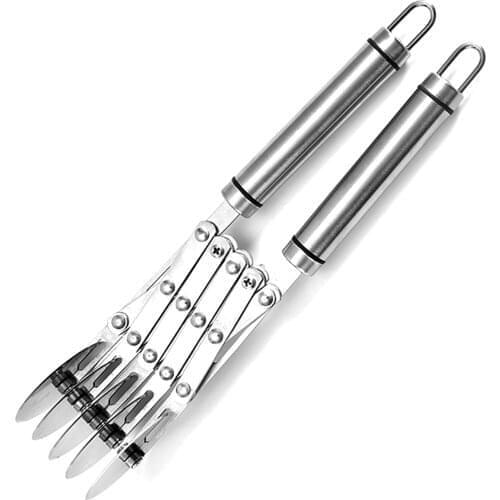 Pizza Slicer 5 Wheel Pastry Cutter Stainless Steel Dough Cutter Cookie Pastry Divider With Handle For Cutting Pizza Cake Pastry