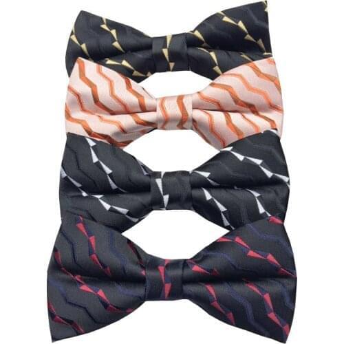 Striped Bow Ties Brand New Men Fashion Bow Tie Wedding Suits Bowtie For Man Male Neckwear Casual Butterfly Cravat Tuxedo Bows