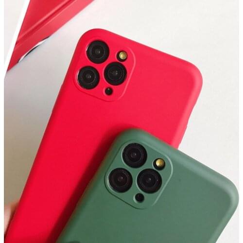 100PCS/Lot Liquid Silicone Cover For Apple iPhone 7 8 Plus X XR XS 11 12 Pro Max Soft Shockproof Phone Back Case