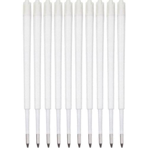 50pcs/Set Ball Point Pen Refill Blue Ink Black Ink 1.0mm Nib Ballpoint pen Lead Replacement oil Refill smooth writting pen parts