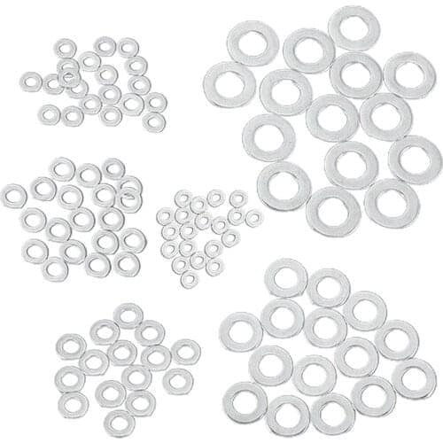 115Pcs 304 Stainless Steel Large Fender Washers Assortment Set - M3, M4, M5, M6, M8, M10