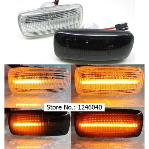 Led Dynamic Side Marker Turn Signal indicatorLight For Chrysler 300C Sebring 200 Dodge Caliber Nitro Grand Caravan Lancia Flavia