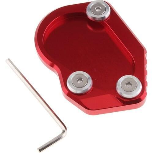 1pc Black Universal Motorcycle Plastic Side Stand Moto Bike Kickstand Non-slip Plate Side Extension For BMW R nineT 2014-2016