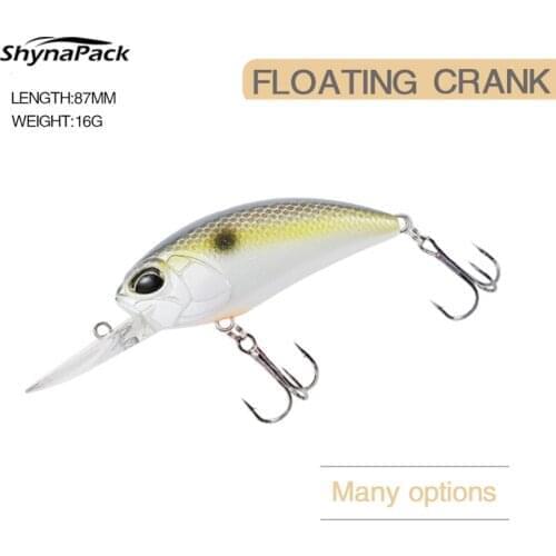 2021New Crankbait Fishing Lures 87mm 16g Wobblers Minnow Trolling Jig Carp Lure Artificial Hard Baits Pike sea Fishing Tackle