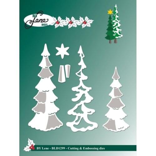 AliliArts Metal Cutting Dies Snowy Trees diy Scrapbooking Photo Album Decorative Embossing PaperCard Crafts Die 2020
