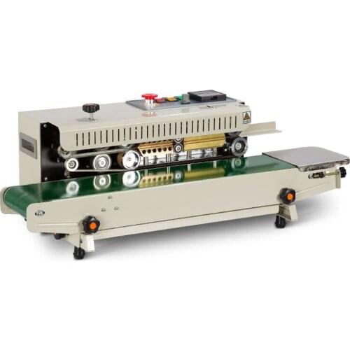 Auto Continuous Film Sealing Machine Plastic Bag Package Band Sealer Horizontal PVC Membrane Bag Heating Packer FR-770