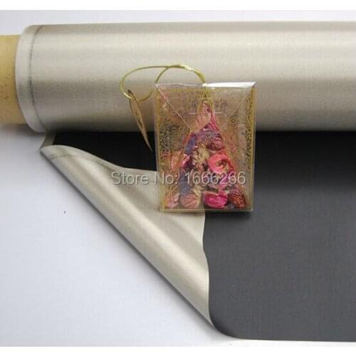 Black color rfid blocking material electromagnetic shielding shielding fabric RFID67#B
