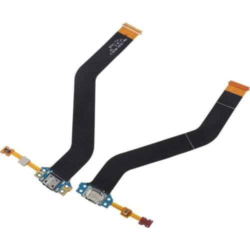 Tail Wire USB Port Charging Connector Plug Dock Socket Jack Flex Cable for Samsung Galaxy Tab 4 10.1 T530 SM-T530 T531 T535 Au06