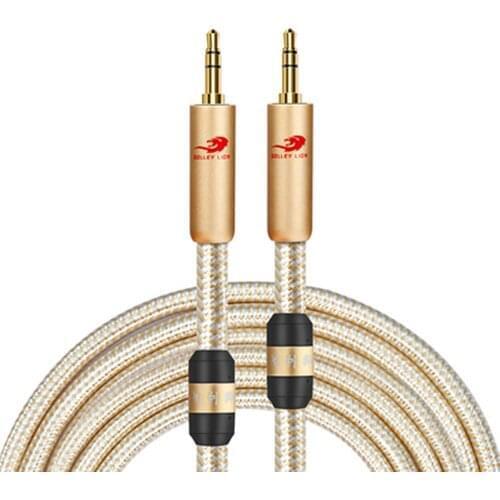 1/8 Male 3.5mm Aux Cable for CellPhone Computer Tablet Headphone Car Home HiFi Sound Auxiliary Stereo Speaker 3.5 Audio Cords
