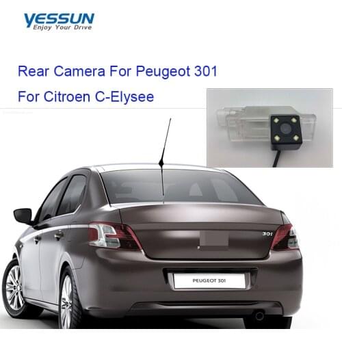Yessun License plate rearView camera For Peugeot DS5 DS6 4008 2008 301 308 408 508 C5 3008 307 307CC