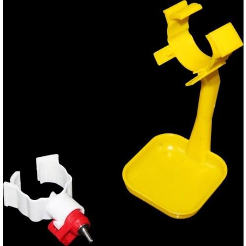 DN 25mm Bayonet nipple drinker Chicken coop Automatic Water bowls waterer Chicken nipple drinker automatic drinking cup hanging