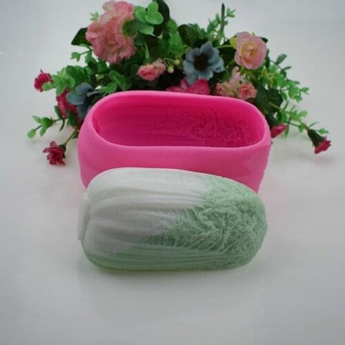 Chinese Cabbage DIY Cake mold Aromatherapy Plaster mold fragrance wax Soap Chocolates Cooking class teaching Food grade silica