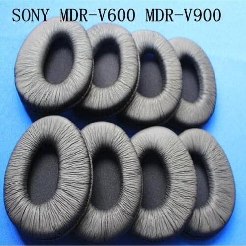 Linhuipad 10pcs Headphone Leatherette Ear Cup Ear Pads Cushions L,R pads for Sony MDR V900 V600 headphones