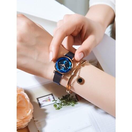 New 4 Colors Julius Womens Watch Japan Mov't Hours Elegant Cutting Fashion Rhinestones Clock Metal Bracelet Girls Gift Box