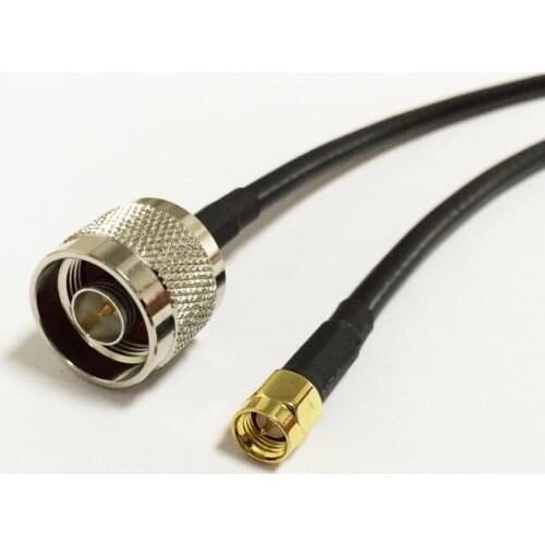 New SMA Male Plug Connector Switch N Male Plug Convertor RG58 Wholesale Fast Ship 100CM 40"Adapter