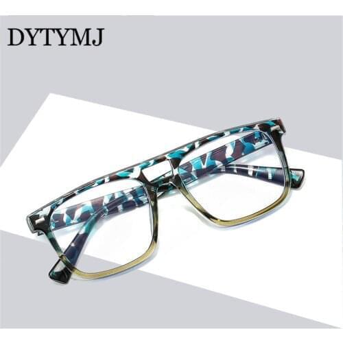 DYTYMJ 2021 Anti Blue Light Glasses Frame Square Eye Glasses Frames for Women High Vintage Eyeglasses Quality Espejuelos Mujer