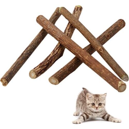5pcs/lot Natural Matatabi Pet Cat Snacks Sticks Cleaning Tooth Catnip Cat Toys Pet Toy For Cats