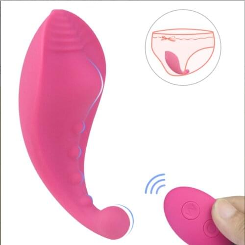 Fully-Fitted Invisible Wearable Clitoral Vibrator Women Clit Anal Dual Stimulation Wireless Remote Vibrating Sex Toy for Couples