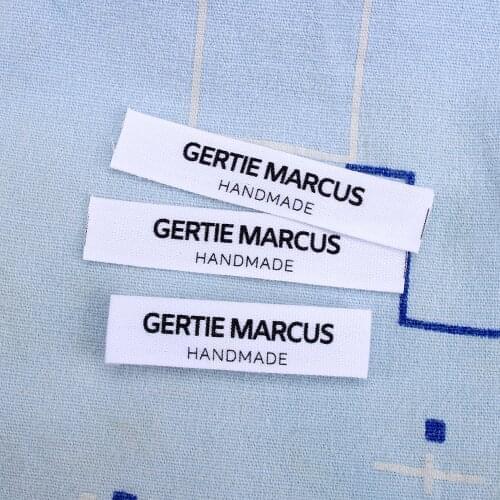 Custom Sewing label,Custom Clothing Labels - Fabric Name Tags, Logo or Text, Cotton Ribbon, Cotton printed (MD3031)