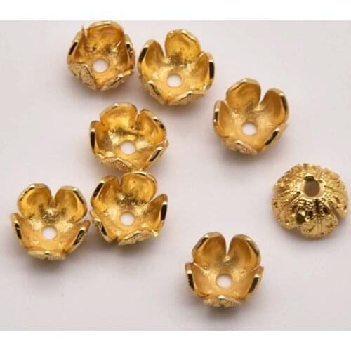 10 Pcs/Lot 8Mm 18K Brass Gold-Plated Three-Dimensional Torus Earring Making Supplies Jewelry Accessory Wholesale Handmade Ja0212