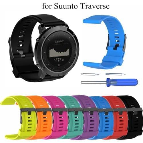 Watch Band For Suunto Traverse Strap Outdoor Replacement Bracelet Sport Wristband for Suunto Traverse Smart Watch Accessories