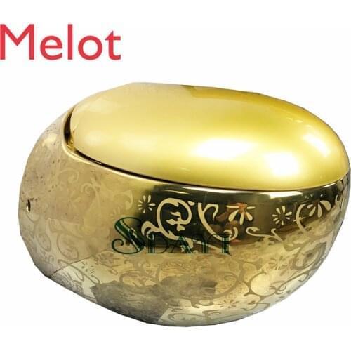 Sanitary ware goldenBathroom accessories color toilet bidet ceramic bathroom gold wall hung toilet and basin
