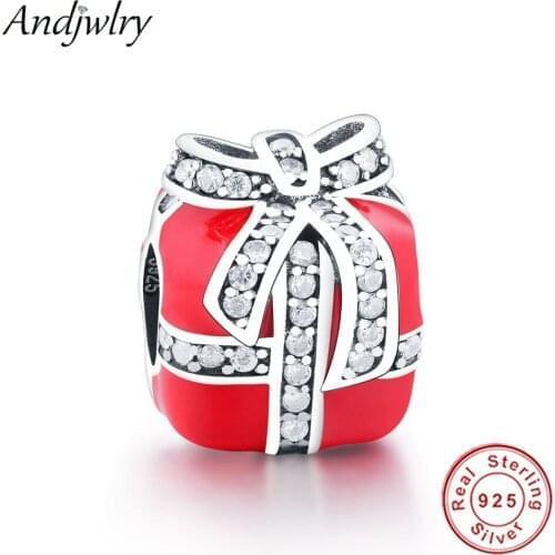 Fit Original Pandora Charms Bracelet 925 Sterling Silver Gift Box Charm Beads for DIY Making Women Berloque 925 Silver