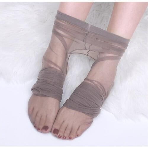 Thin If Nothing Ultra-Thin 0D Crotch-Free Silk-Free Invisible Seamless Toe Transparent Sexy Pantyhose Female Summer open crotch