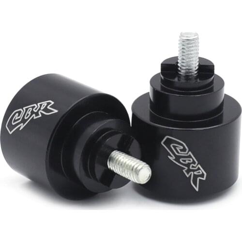 Aftermarket Free Shipping Motorcycle Parts Hand Bar Ends for Honda CBR 600 900 929 954 1000 1100 RR F4i F4 1986-2012 BLACK