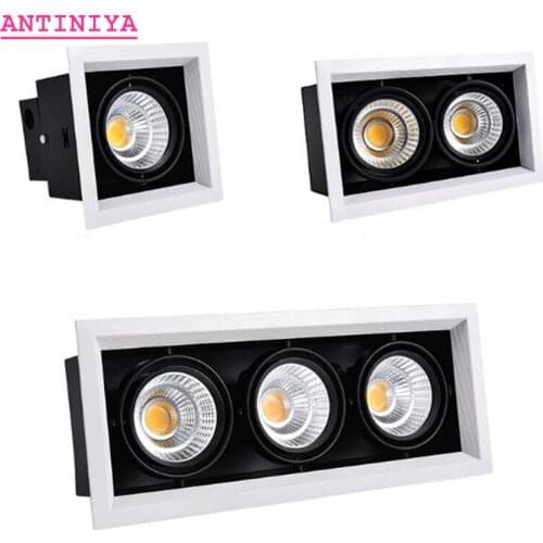 1pcs white Black High quality Surface Mounted adjustment LED COB dimmable Downlights ac85-265V 10W 20W 30W LED Ceiling Lamp Spot