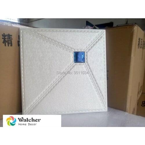 10pcs 40x40cm Interior waterproof background decorative acoustic pvc board pu leather foam luxury Waterproof 3d leather panel