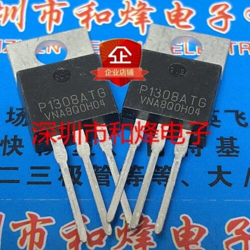 10PCS P1308ATG TO-220 20V 80A 100% New&original