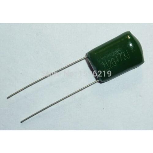 10cs Mylar Film Capacitor 400V 2G473J 0.047uF 47nF 2G473 5% Polyester Film capacitor