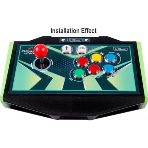 2 Player Arcade Control Joysticks LED Illuminated Buttons DIY Parts For MAME With LED Arcade Buttons+ 2 Joysticks+2 USB Encoder