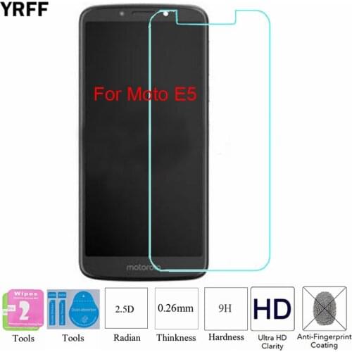 2PCS 2.5D 0.25mm 9H Tempered Glass Screen Protector Protective Film For Motorola Moto E5 Plus X5 For Moto Z3 Play Free Tools