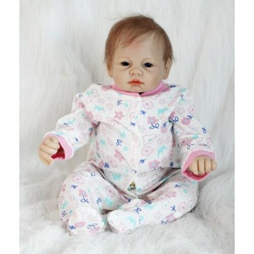 22 inches Look Real Baby My reborn Newborn Alive Silicone Lifelike Rebirth Doll Review Toys For Nurse Teacher Pretend Mom Kids